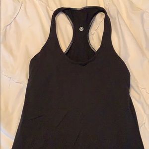 Lululemon black racerback tank